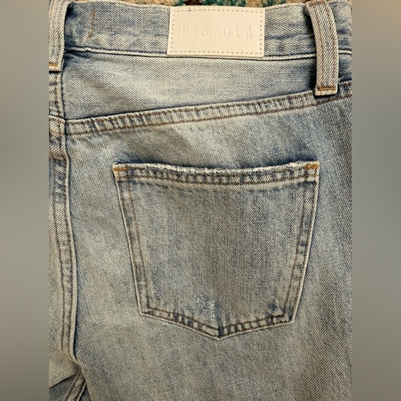 Pistola Distressed Straight Leg Jean - Picture 5 of 5